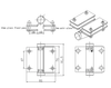 180 Degree Glass To Glass Hinge