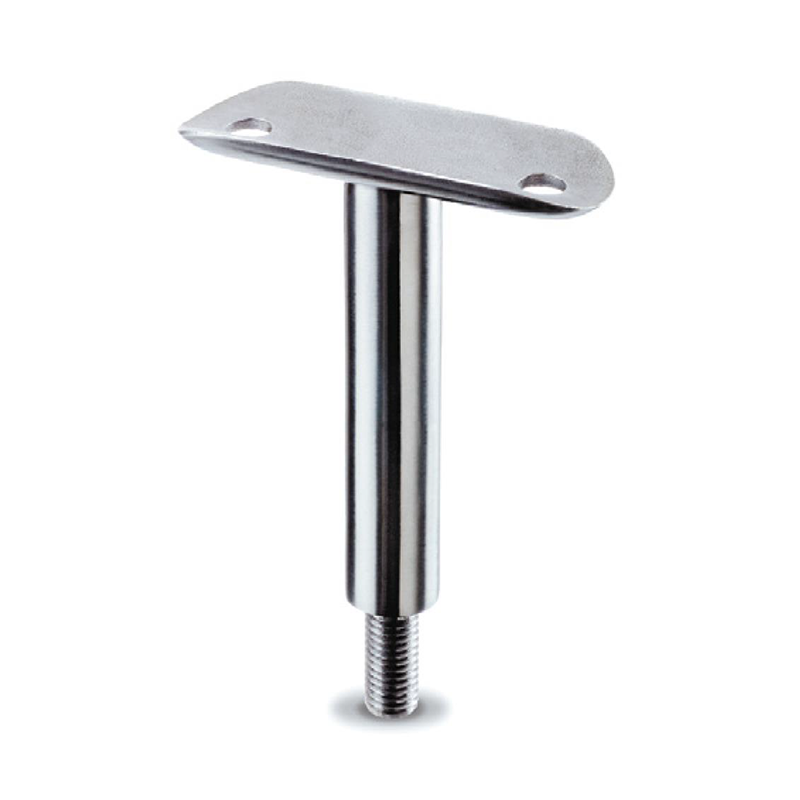 Stainless Steel Handrail Pillar Tube Support with M10 Thread