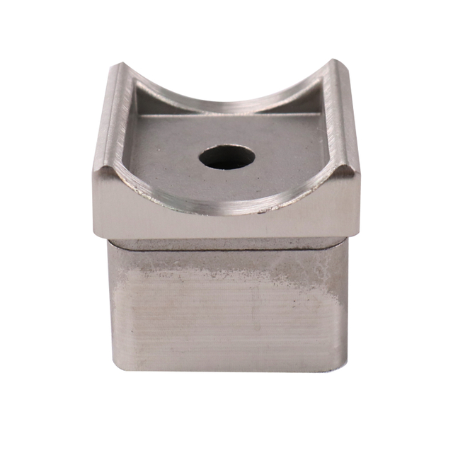Stainless Steel Square Post Mounting Adapter for Tube 