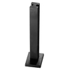 Matt Black Glass railing post - Middle Post 