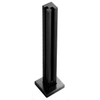 Matt Black Glass railing post - Corner Post 