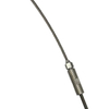Stainless steel wire terminal with external thread for geen wall system