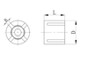 Wire Rope Cross Clip 